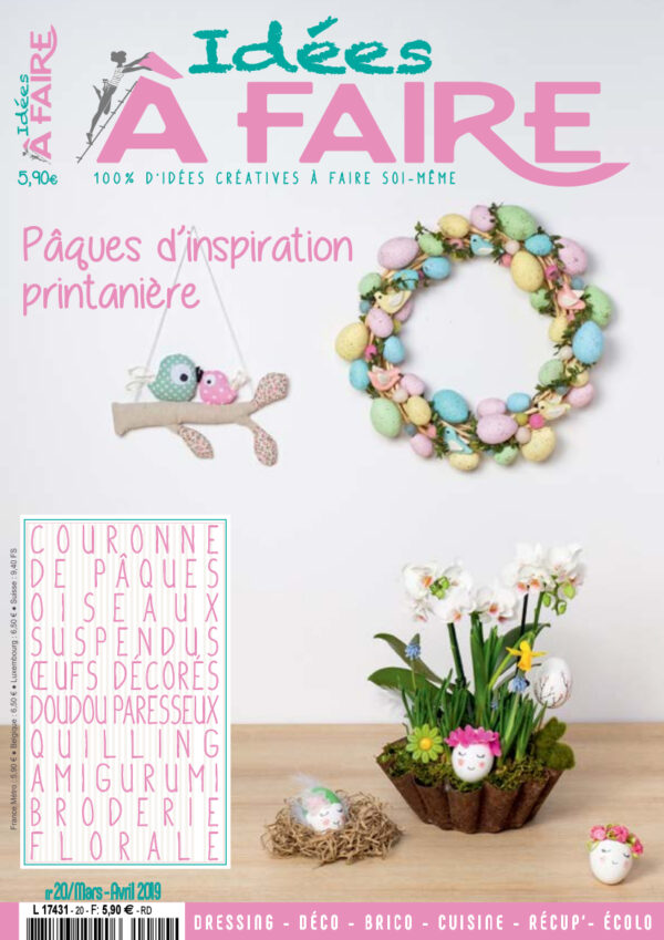 Couverture Idées à Faire 20 spéciale Pâques