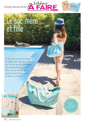 Sac de plage mère et fille IAF 22