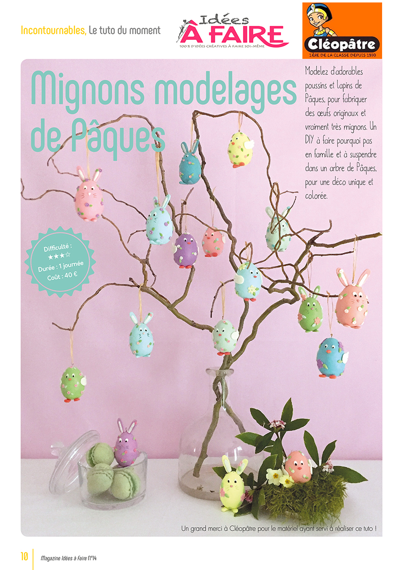 Pâques : Déco DIY en famille – Idées à Faire magazine