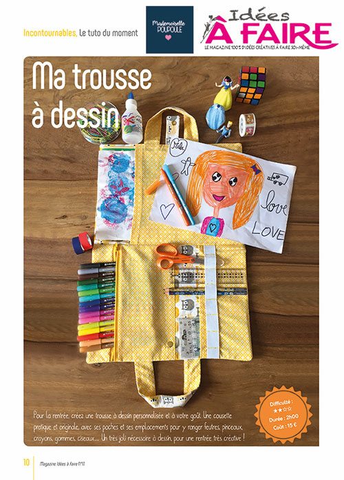 Ma trousse à dessin (IAF-17)Tuto en PDF – Idées à Faire magazine