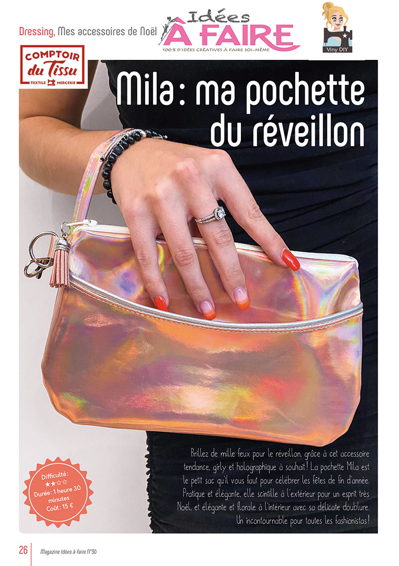 TUTO} : Une pochette pour mes livres