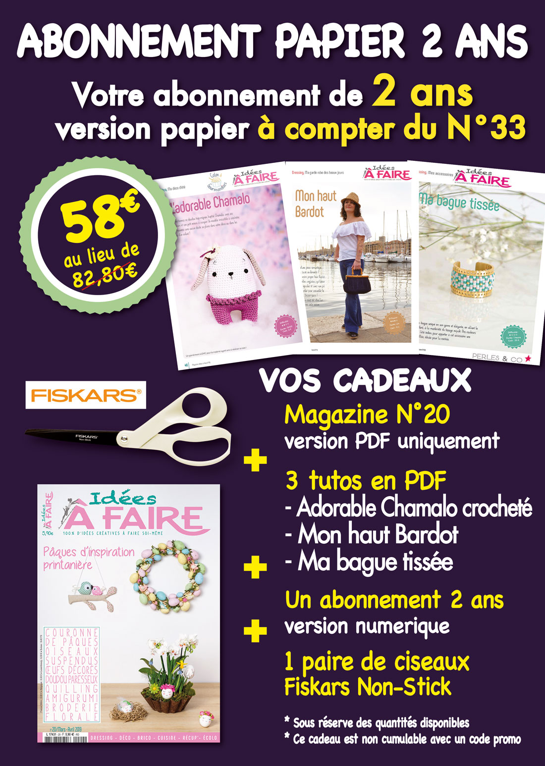 Offre D Abonnement 2 Ans Version Papier Cadeaux Idees A Faire Magazine