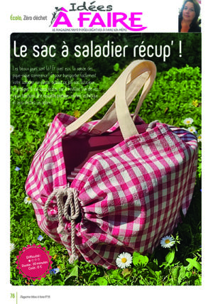 Tuto sac à saladier Idées à Faire