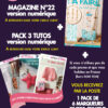 Cadeaux OFFERTS : Pack N°22 + 3 tutos - PDF Téléchargeable