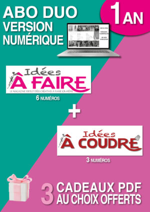 Affiche abonnement 1 an numérique Duo