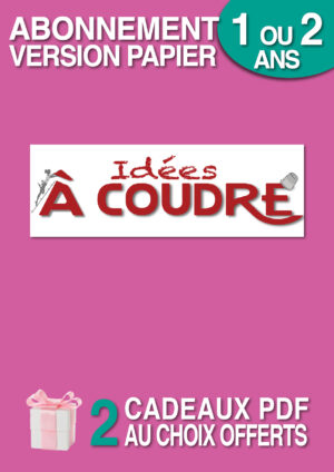 Affiche abonnement Idées à Coudre