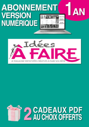 Affiche Abonnement Idées à Faire Numérique 1 an