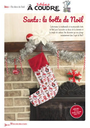 Botte de Noel tuto gratuit Idées à Coudre