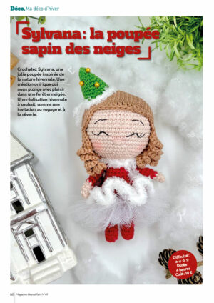 Sylvana la poupée de Valérie Fil Un Crochet Idées à Faire numéro 49