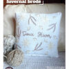 Coussin brodé Idées à Faire numéro 49