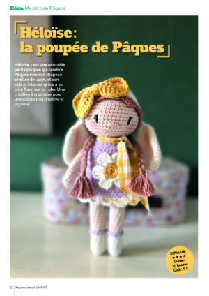 Poupée Héloise crochet numéro 50 Idées à Faire