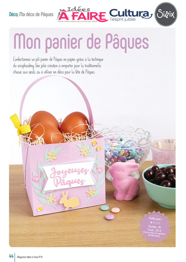 Panier de Pâques enfant facile Idées à Faire 14