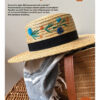 Chapeau brodé DMC dans Idées à Faire N°52