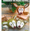 Laine cardée animaux de noel dans Idées à Faire 54