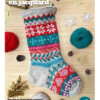 Chaussette de noel en jacquard dans Idées à Faire 54