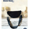 Mon sac à mains demi-lune crocheté et cousu dans Idées à Faire 55